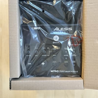 NEW Alesis NITRO MAX Drum Module w Cable Snake/Power Adapter - Machine Brain image 3