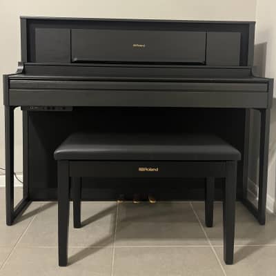 Roland LX-706 88-Key Digital Upright Piano Charcoal Black