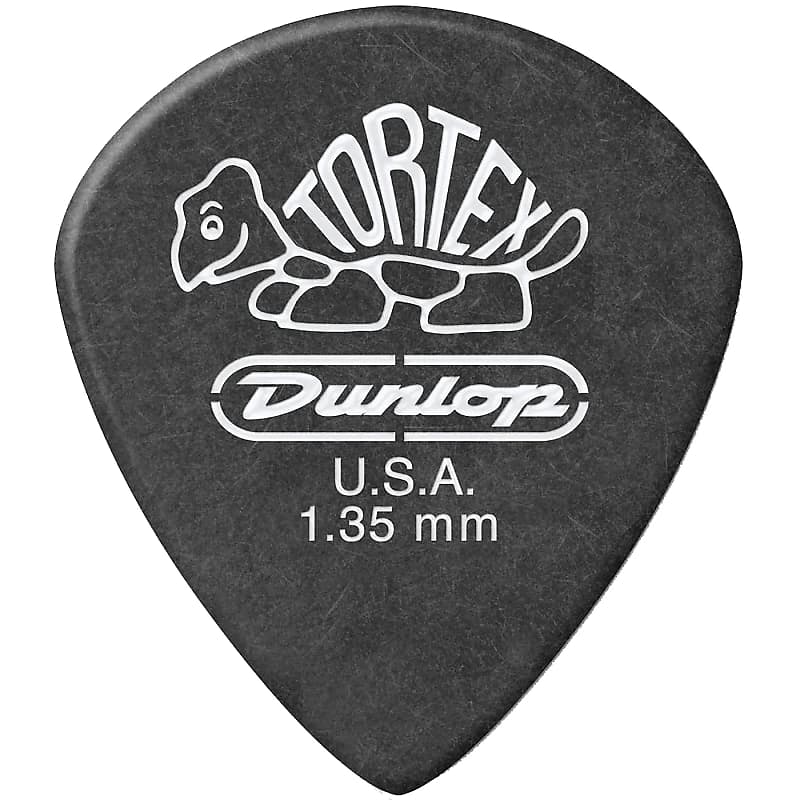 Dunlop 482P135 Tortex Jazz III 1.35mm Guitar Picks (12-Pack) image 1