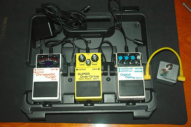 Loaded Boss BCB-30 Mini-Pedalboard, TU-2, SD-1 and DD5 w/Tap