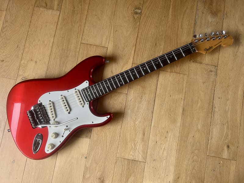 Fender  MIJ Stratocaster Contemporary w Kahler  1988 Candy Apple Red image 1