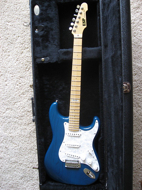 ESP Vintage Plus 1998 Trans-Blue | Reverb