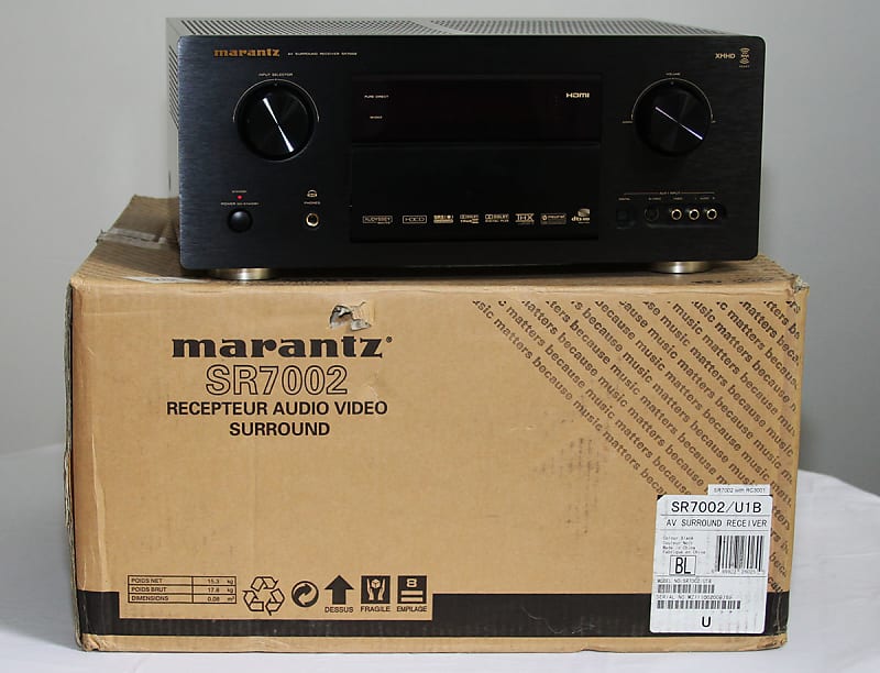 Marantz SR 7002 7.1 Channel 980 Watt Receiver bundle Manual