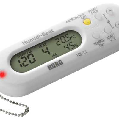 Korg HB-1 Humidi-Beat Metronome with Humidity/Temperature Detector - White image 2