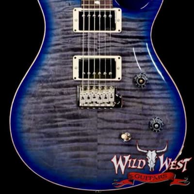Paul Reed Smith PRS Wild West Guitars Special Run CE 24 Painted Black Neck 57/08 Covered Pickups Faded Grey Black Blue Burst 7.50 LBS image 1