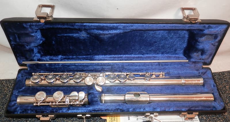 Emerson EF-1 Student Flute with case used Serviced for Sale | Reverb