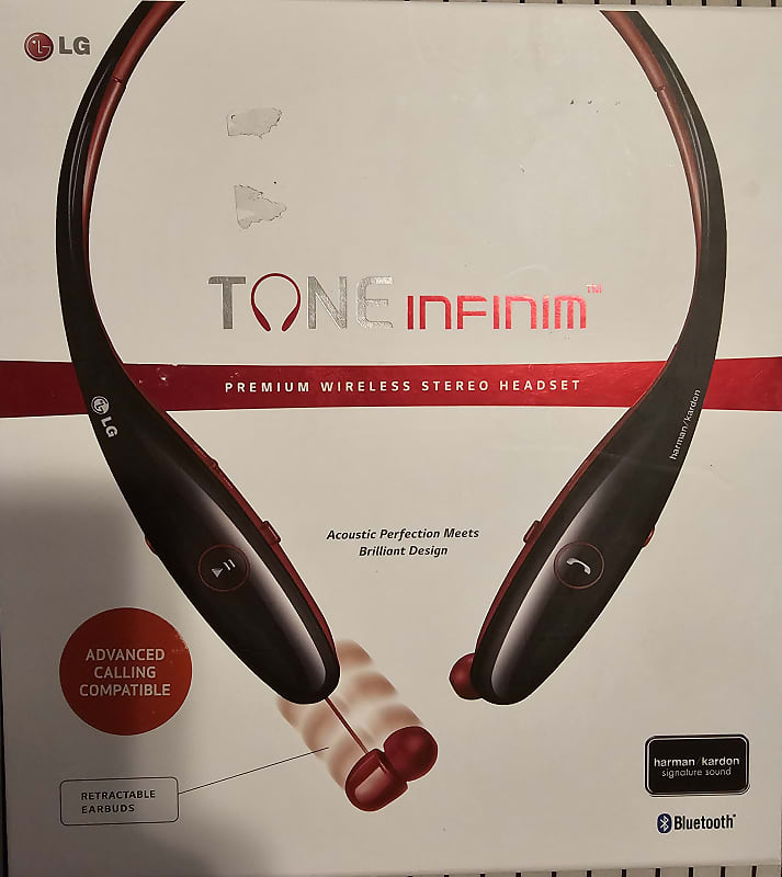 LG LBT900RDK TONE iNFiNiM Premium Wireless Headset in Reverb