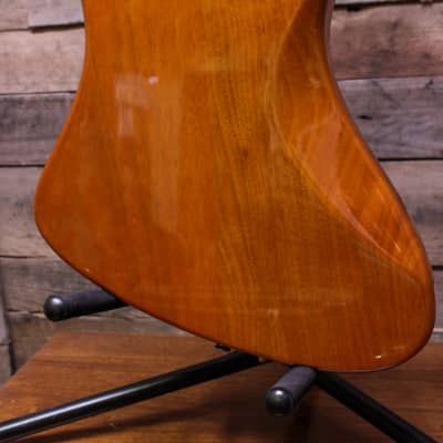 Goldfinch Painted Lady 8210 Mahogany Electric Guitar - New  *NOT related to DeMont Goldfinch*  Solid Mahogany body w/ gloss finish satin maple neck image 5