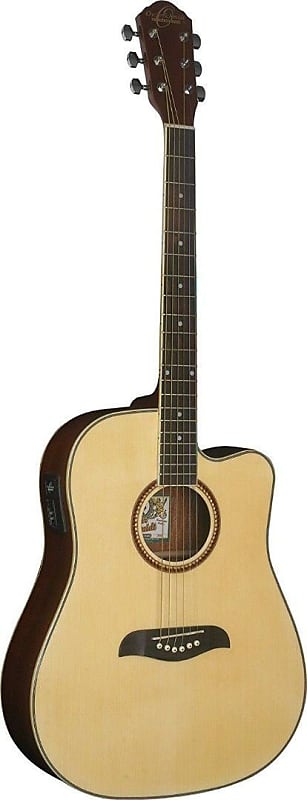 Oscar Schmidt Model OG2CE Spruce Top Full Size Dreadnought Shape Acoustic Guitar image 1