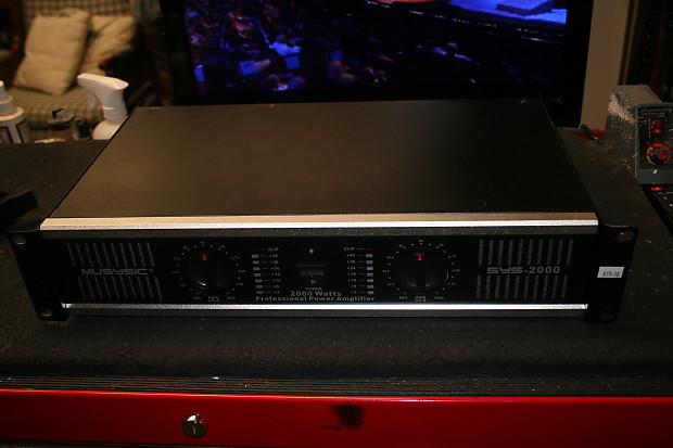 Musysic SYS2000 2 Channel 2000 Watts Professional Power Amplifier