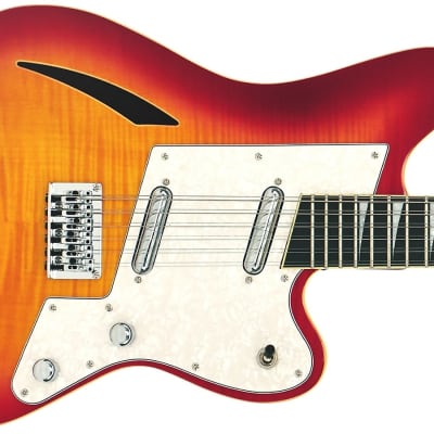 Eastwood MRG Series Surfcaster 12 Bound Tone Chambered Body Bolt-on Maple 12-String Electric Guitar image 4