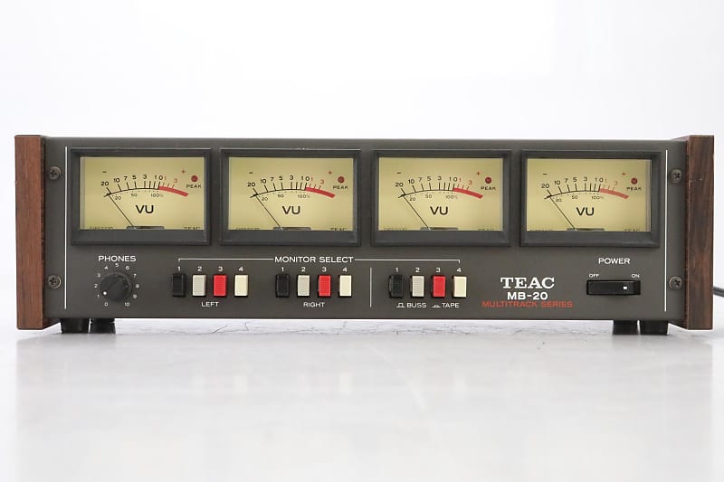 その他 TEAC MB-20 METER BRIDGE TASCAM SERIES ☆ RARE ☆ TEAC MB-20 VU Meter Bridge TASCAM mixer accessory