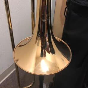 Used Bach 42K Tenor Trombone Gold Brass Bell image 2