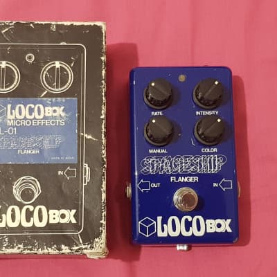 Loco Box Locobox FL-01 Spaceship Flanger Pedal 1980's Made In Japan - Very Rare With Box image 1