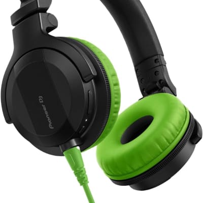 Pioneer DJ HC-CP08-G - CUE1 Series Ear Pad and Cord (Green) image 4