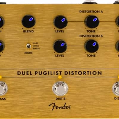 Fender Duel Pugilist Distortion Electric Guitar Effect Pedal - 023-4562-000 for sale