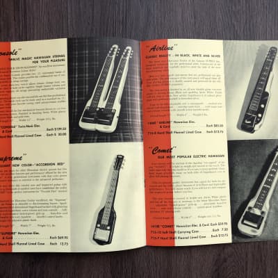 1956 Supro Catalog Case Candy Brochure image 5