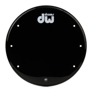 DW Vented Resonant Black Bass Drumhead - 22 inch image 5