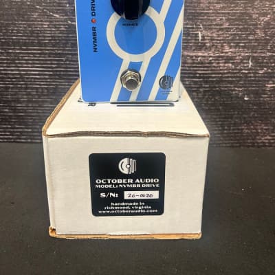 October Audio Nvmber Drive Overdrive Guitar Effects Pedal (Carle Place, NY) image 1