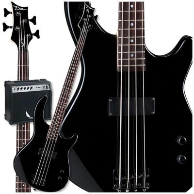 Dean Playmate Edge 09 4 String Bass Package (Classic Black)(New) image 2