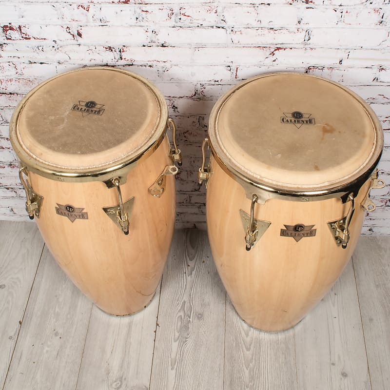 LP Caliente Conga Set, Natural x0118 (USED) Reverb