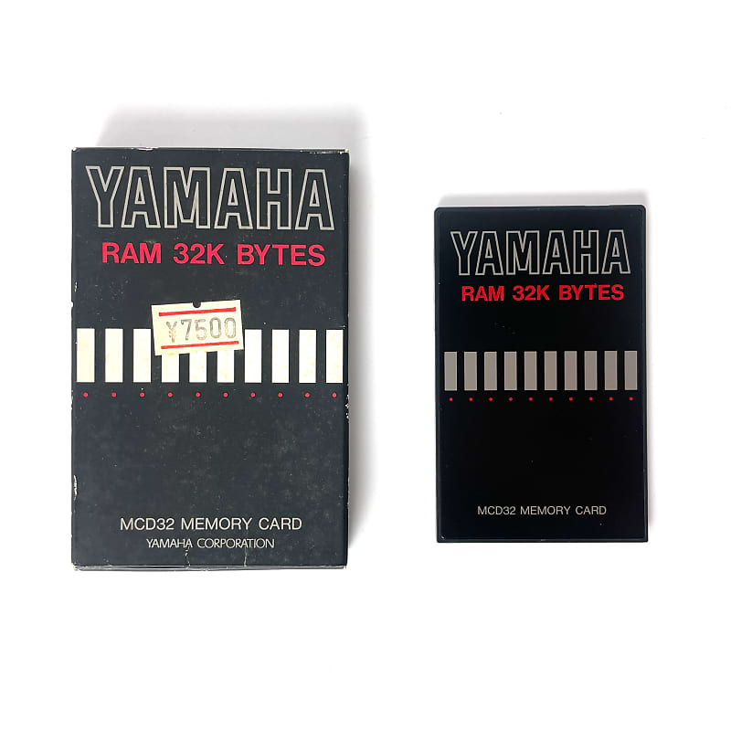 Yamaha MCD32 with Box and Manual /32K RAM DATA Memory Card