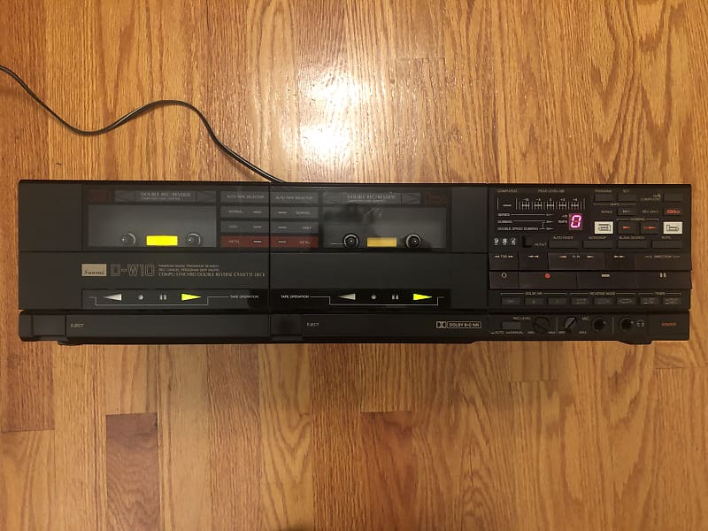 サンスイ　ダブルカセットデッキ　D-W10 Yahoo!オークション - SANSUI サンスイ D-W10 カセットデッキ