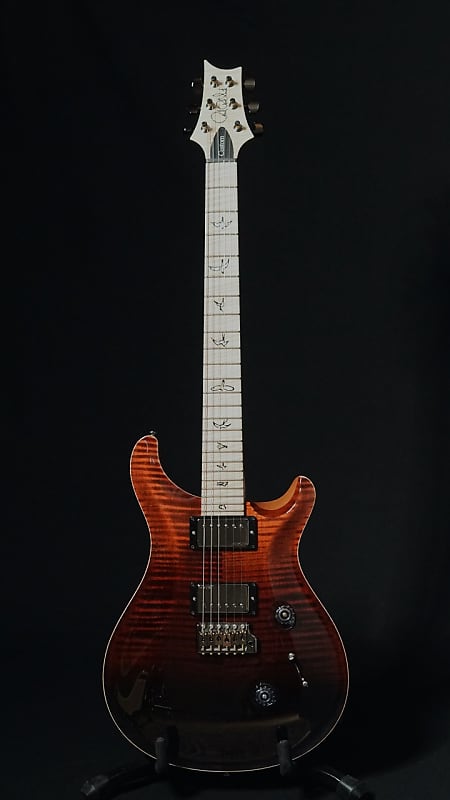 PRS Wood Library Custom 24 Fade Limited Edition - Fire Red to Grey Black Fade Bild 1