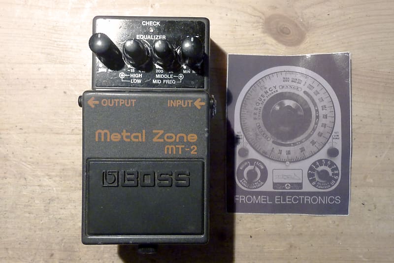 BOSS Metal Zone MT-2 with Fromel Mod | Reverb