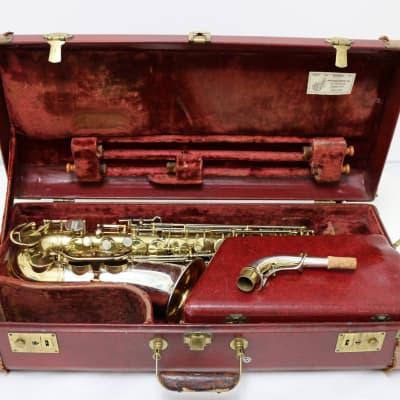 King Silver Sonic Alto Sax Clear Lacquered Brass image 12