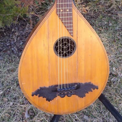 Unknown Guitar Lute 1900 natural image 11