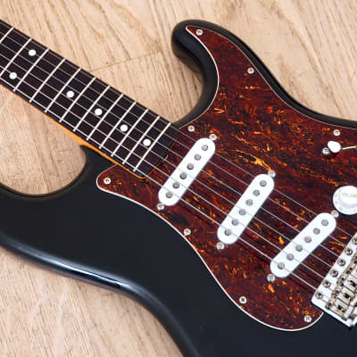 1984 Fender Stratocaster '62 Vintage Reissue Black w/ Custom Shop Fat 50s, Japan MIJ "A" Serial image 7
