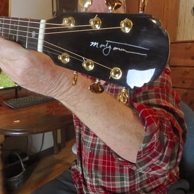 Special Edition dreadnought, torified european Spruce top granadillo rosewood back and sides, as seen on youtube hand made by Gary Montgomery. image 7
