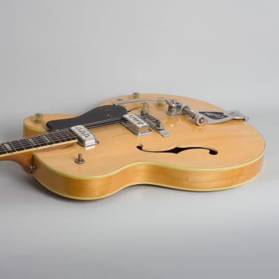 Guild  Duane Eddy Jr B Thinline Hollow Body Electric Guitar (1962), ser. #22169, original black hard shell case. image 7