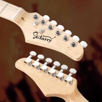 Glarry GST Electric Guitar+ Bag + Pick Strap + Accessories + 20W AMP image 4