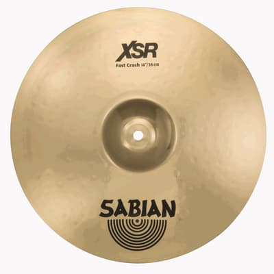 Sabian XSR Fast Crash Cymbal 14" Brilliant