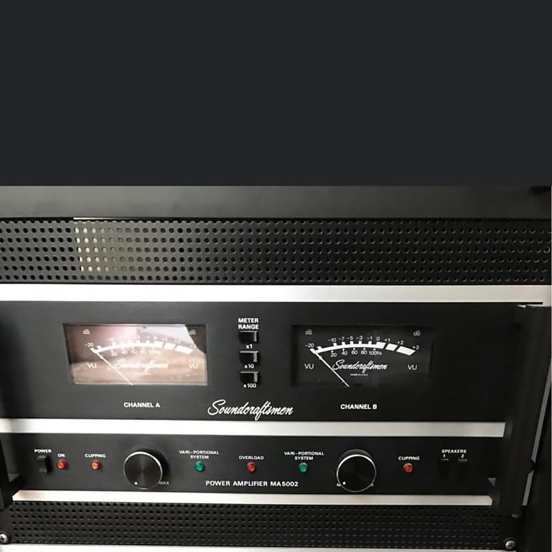 Soundcraftsmen Power Amplifier MA 5002 1978 Reverb