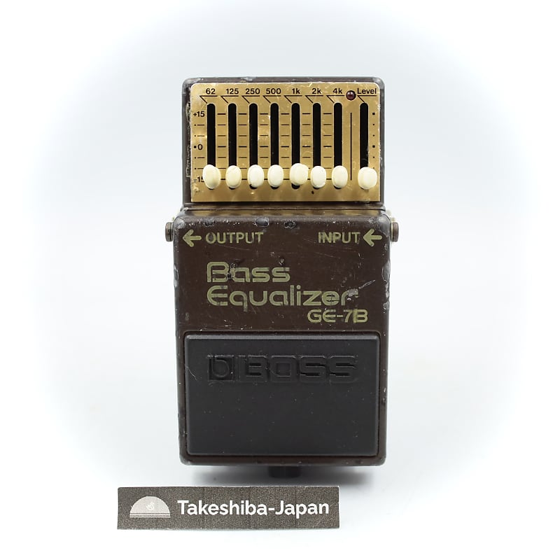 BOSS Bass Equalizer GE-7B 日本製 BOSS GE-7B Bass Equalizer - Effects Pedals