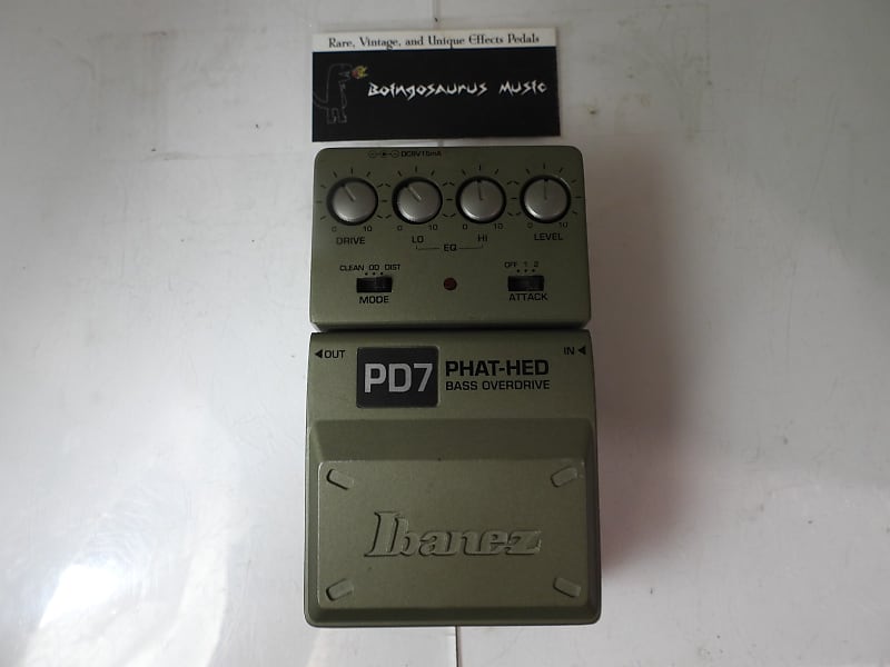 Ibanez PD7 PHAT-HED ベースオーバードライブ Ibanez PD7 Phat-Hed | Reverb