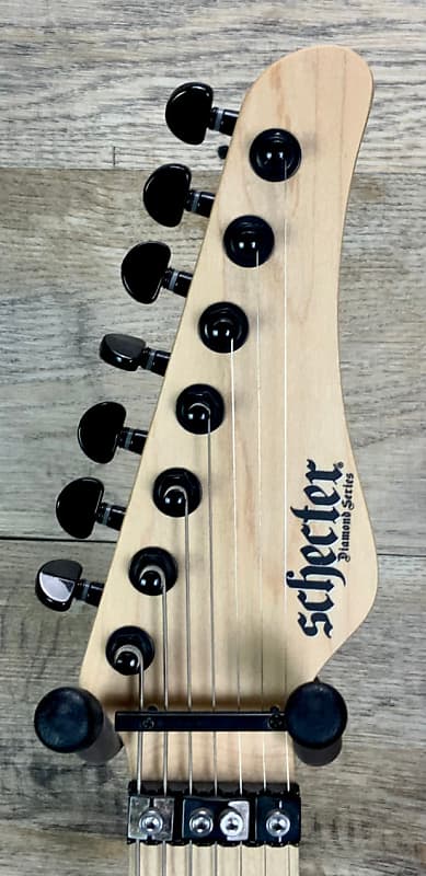 Used Schecter Sun Valley Super 7 FR Aurora burst w/case