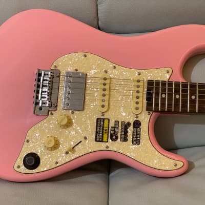 GTRS S800 Intelligent Electric Guitar Shell Pink with Wireless Footswitch image 6