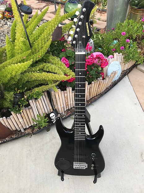 SYNSONICS エレキギター 1989 Synsonics Made By Gretsch W/Built In Amp Black | Reverb