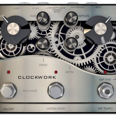 J. Rockett Audio Designs Clockwork Analog Delay Electric Guitar Effect Pedal for sale