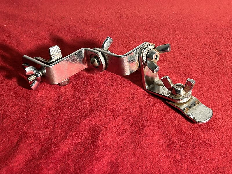 Ludwig Vintage Bass Drum Hoop Clip Tom Mount 1960s Chrome Reverb