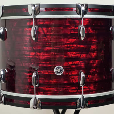Gretsch 24/12/14/16/5.5x14" Brooklyn Drum Set - Red Oyster Pearl image 8