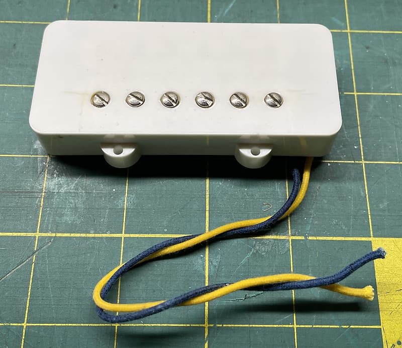 Curtis Novak Jazzmaster PAF pickup set white covers Reverb