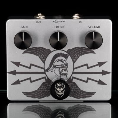 Flattley Guitar Effect Pedals Silver Line Silver Centurion Transparent Overdrive Guitar Pedal image 1