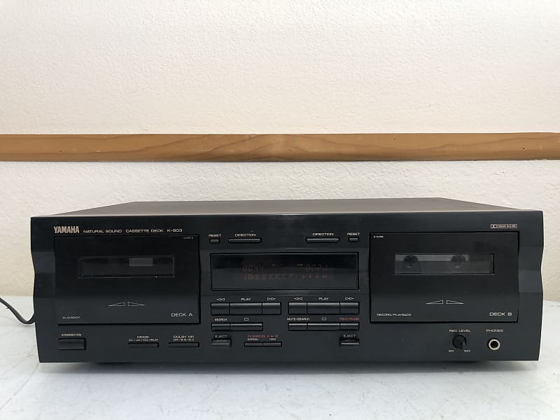 Yamaha Natural Sound Cassette Deck Dual Cassette Tape Player K-903 newest