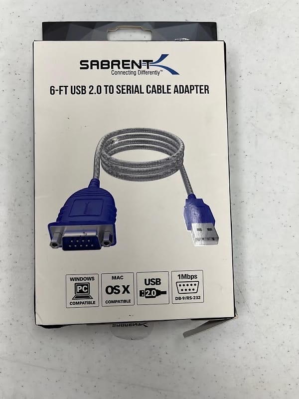 Sabrent usb 2 0 to serial cable adapter reverb