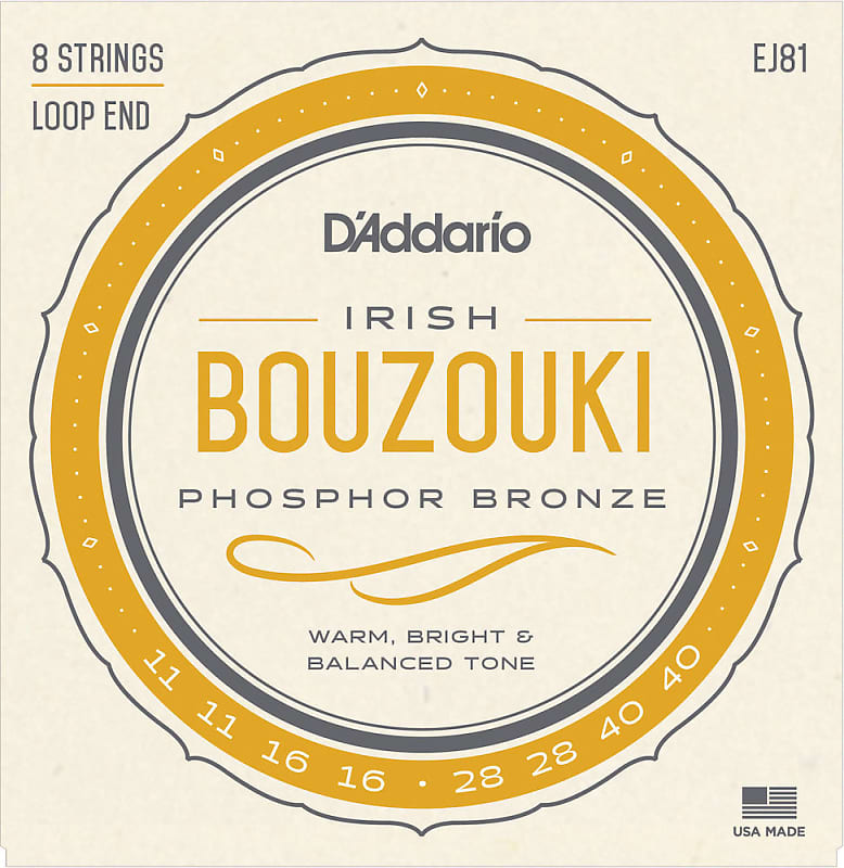 D'Addario EJ81 Irish Bouzouki Strings image 1